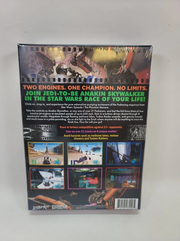 Limited Run Games Star Wars Episode 1 Racer N64 Pax West Japan Art Box Exclusive - Image 2 of 4