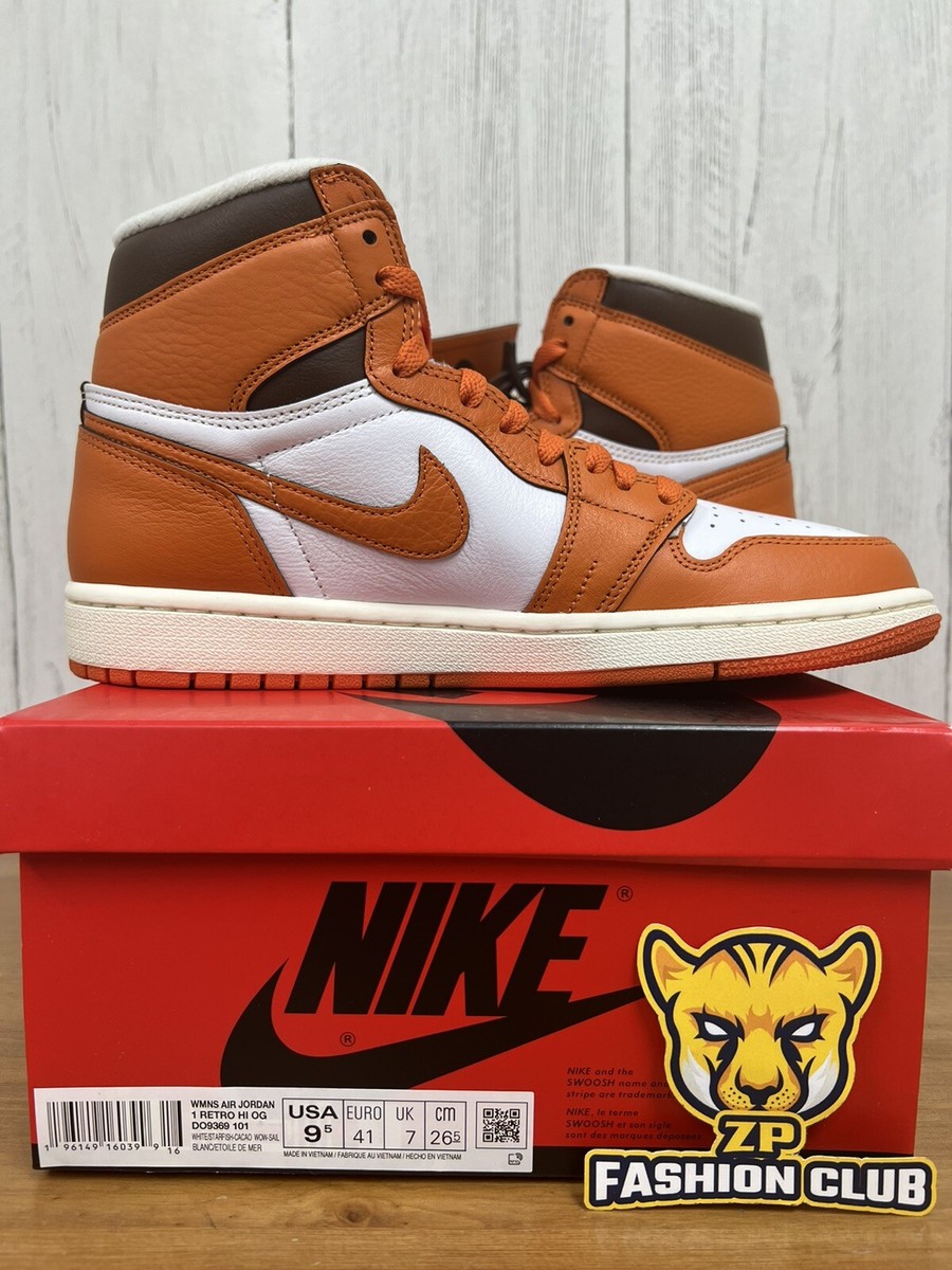 Air Jordan 1 Retro High OG Starfish DO9369-101 Women Sizes 6.5-12