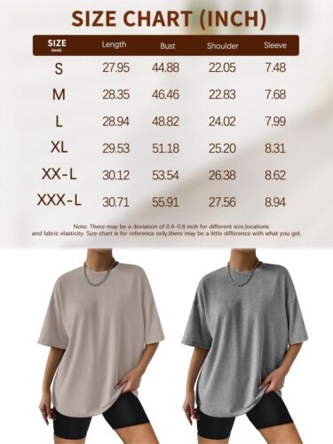 Trendy Queen Womens Oversized Summer T Shirts Business Casual Dressy Tops Bea... - Picture 6 of 6
