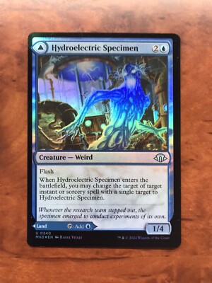 Hydroelectric Specimen / Laboratory Foil MTG Magic Gathering Card NM Mint MH3