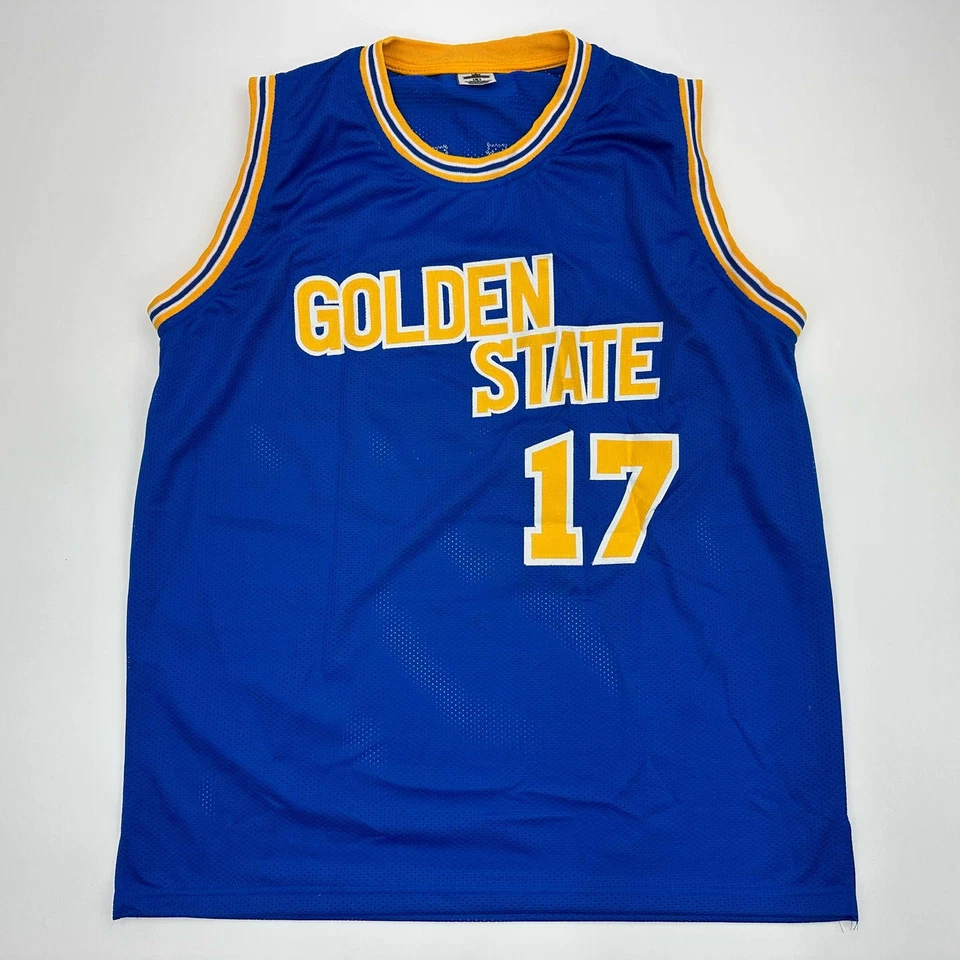 Facsimile Autographed Chris Mullin Golden State Blue Reprint Jersey Size Mens XL - Image 3 of 4