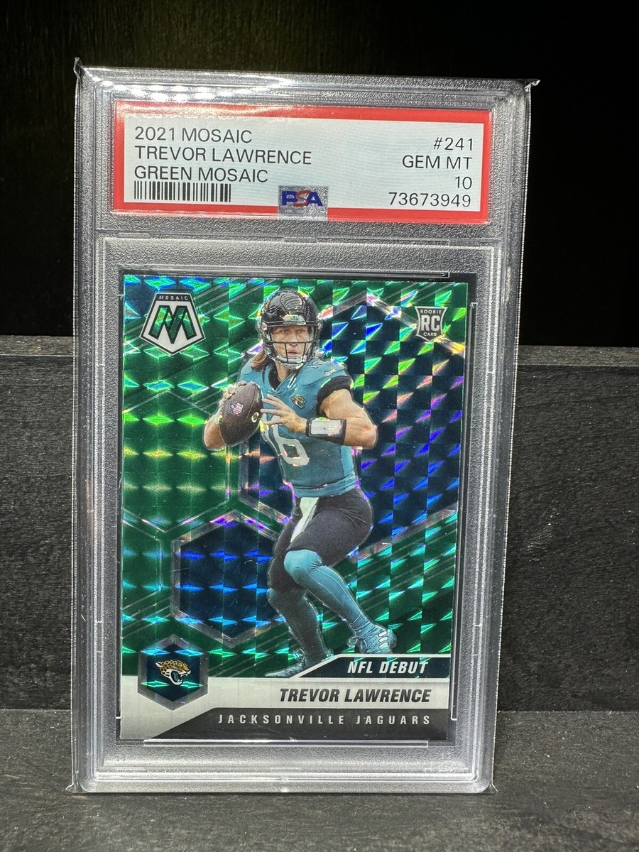 2021 Green Mosaic Trevor Lawrence PSA 10 | eBay