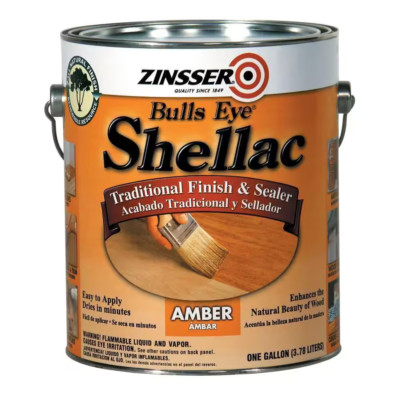 Zinsser Bulls Eye Shellac Traditional Finish & Sealer, Amber - 1 Gallon