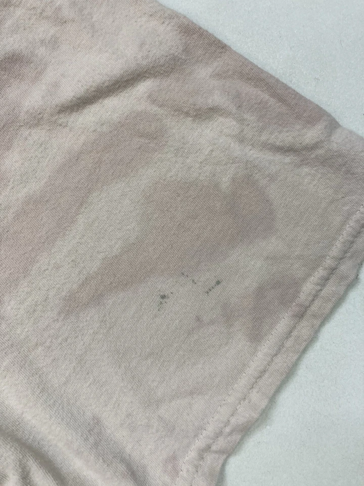 Nasty Gal Metallica图案T恤女式中号粉色领带染料音乐 — 第 4/4 张图片