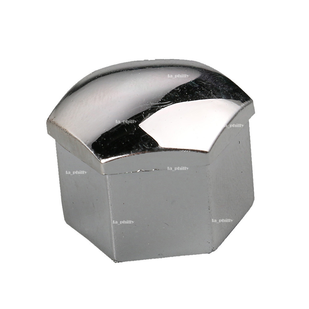 20x 17mm Chrome Car Wheel Lug Bolt Nut Cover Cap + Puller For Audi A4