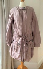 Coat Pale Pink Showerproof Cotton Blend Size 10 Unusual Stylish