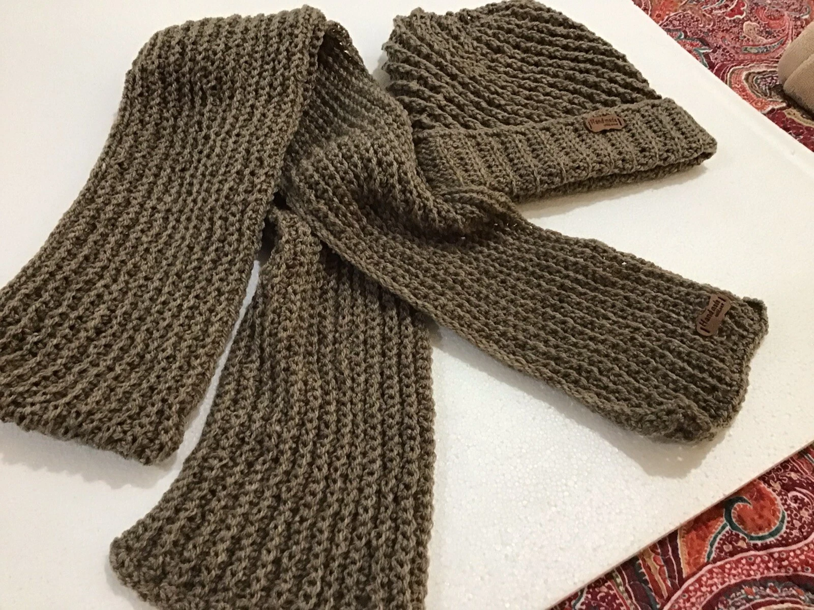 beanie and scarf/man /woman/unisex