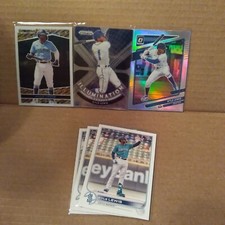 Kyle Lewis Baseball Card Lot (6 Cards) (Topps Black Gold, Prizm Illumination)