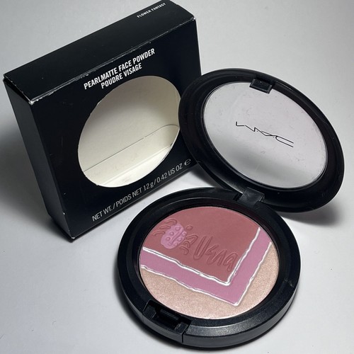 BNIB MAC *FLOWER FANTASY* Pearlmatte Face Powder Blush~Coral, Pink, Salmon Pearl - Picture 2 of 15