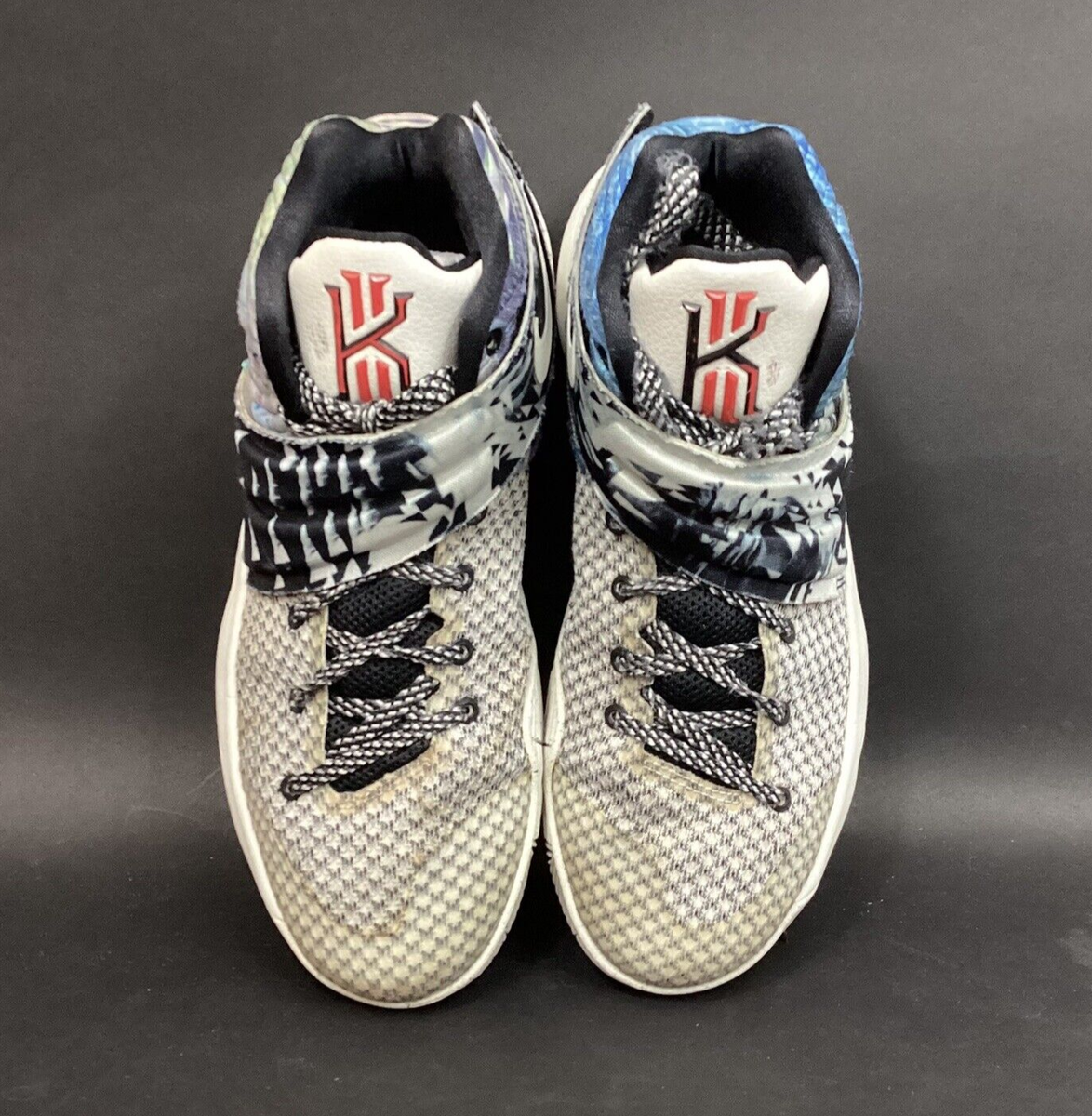 Nike Kyrie 2-Men's 7 -Multicolor Black Sail Mid Basketball Shoe