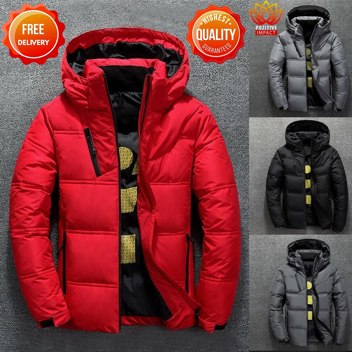 Luxury Men Winter Warm Duck Down 