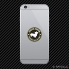 Proud Owner Pembroke Welsh Corgi Cell Phone Sticker Mobile dog canine pet