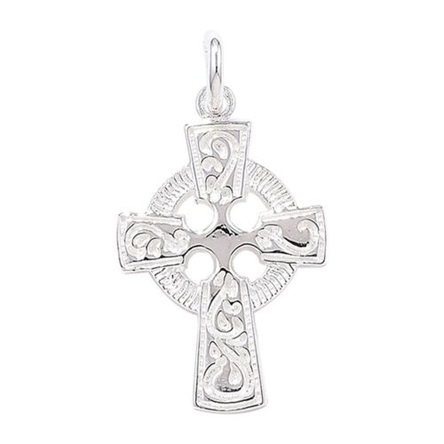 Sterling Silver Celtic Cross Pendant - Afbeelding 1 van 4