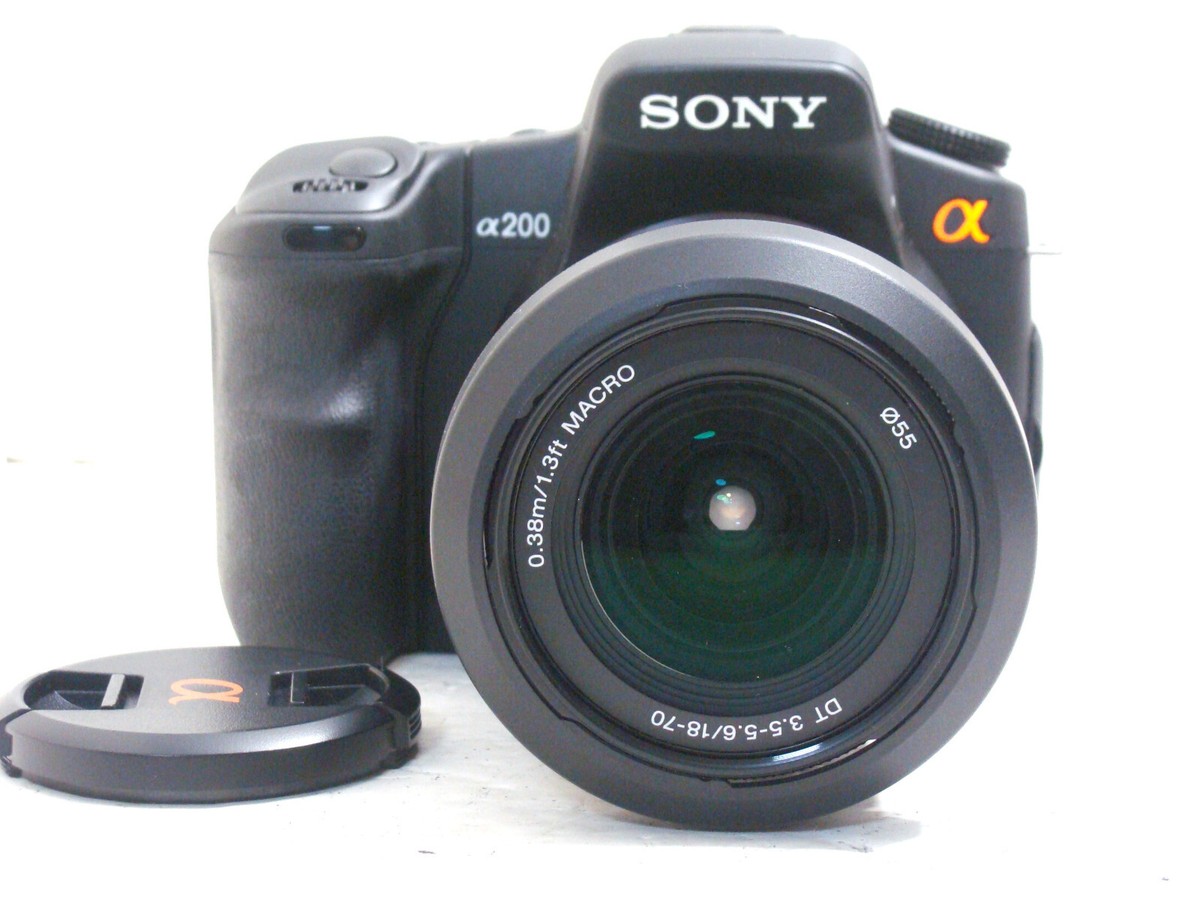 【S2051】SONY α200 DSLR-A200 18-70 3.5-5.6 Amazon Canada: Sony Alpha A200K 10.2MP Digital SLR Camera
