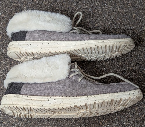 Hey Dude Britt Damenstiefel mit Fell gefüttert anthrazit Größe US8 UK6 Freizeit Komfort Schuhe - Bild 8 von 13