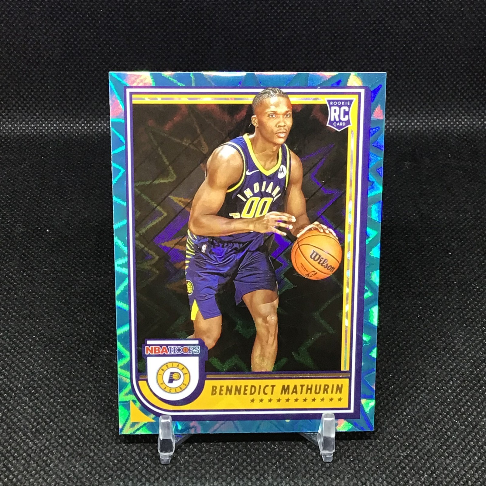 2022-23 Panini NBA Hoops - Rookies Bennedict Mathurin #236 Teal Explosion (RC)