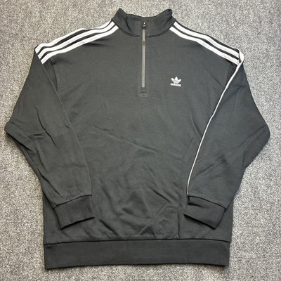 Adidas Adicolor Trefoil Quarter Zip Sweatshirt Medium