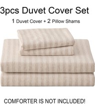 PURE ERA Jersey Knit Duvet Cover Set 100 Tshirt Heather Cotton Soft Comfy, King