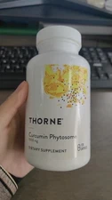 New Thorne Curcumin Phytosome 1000 Mg Supplement, 120 Caps Free Shipping US