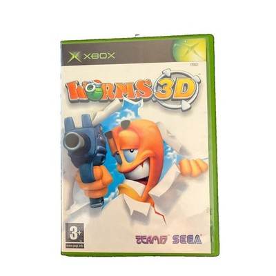 Worms 3D Xbox Spiel UK PAL inklusive Anleitung