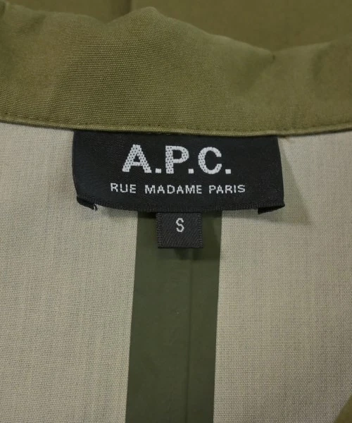 A.P.C. Balmacaan Coats Khaki S 2200619560034 - Image 3 of 4