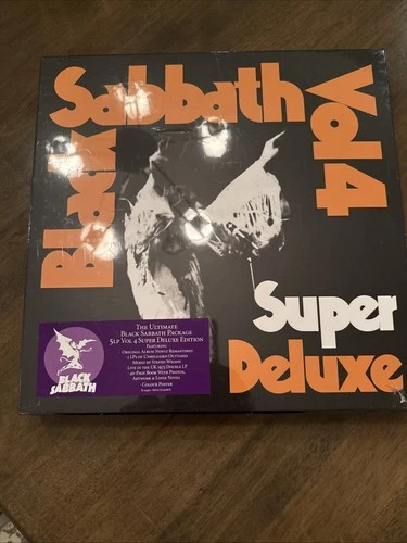 5X 12" LP Vinyl Box Black Sabbath Vol. 4 Super Deluxe Set - N61