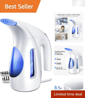 #ad Steamer for Clothes Portable Handheld Clothing Steamer 240ml Big Capacity ... $43.99