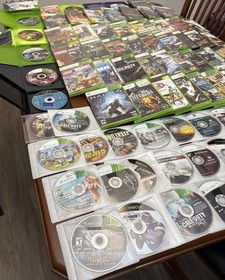vintage Video Game Lot 80+ Microsoft xbox & xbox 360 Games Untested As Is