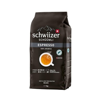 Schwiizer Schüümli Espresso Bohne 1kg Kaffeebohnen Kaffee Espresso Röstkaffee