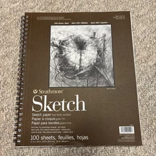Strathmore Sketch Spiral Paper Pad 11"X14" 100 Sheets