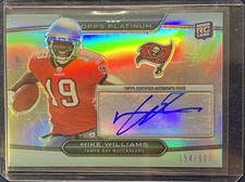 2010 Topps Platinum Mike Williams Refractor Rookie Auto /900 Refractor #23 