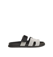 Hermès Chypre Sandals Prunoir | Noir