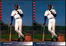 SP Andre Dawson (2) Card Lot - Last Call – Scoop It Up Before It Disappears!