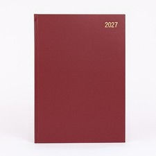2027 Diary A4 A5 A6 Day to Page or Week To View Full Year Planner Desk Hardback