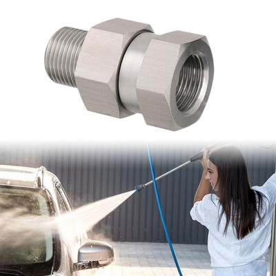#ad 3 8 inch Pressure Washer Swivel Joint Connector Swivel Fitting Anti Twist $20.49