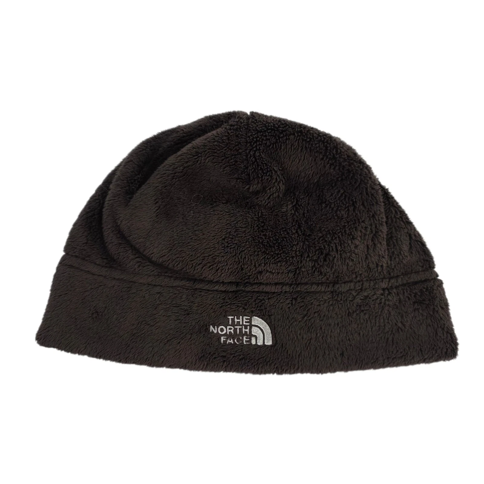 The North Face Fleece Beanie Hat Unisex One Size Brown Winter Warm Outdoors