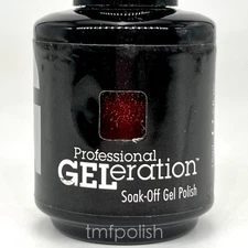 New Jessica GELeration Soak Off Gel Nail Polish - Red Noir - Full Size