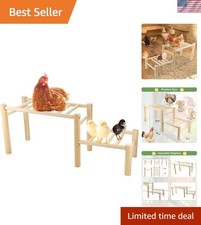 Charming Burlywood Chicken Roosting Ladder - Safe, Easy Assembly for Coop Fun