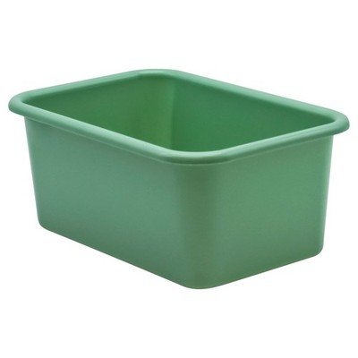 Teacher Created Resources  Eucalyptus Green Small Plastic Storage Bin