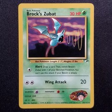 Brock's Zubat 24/132 Unlimited Rare Gym Heroes Pokemon Lightly Played on eBay