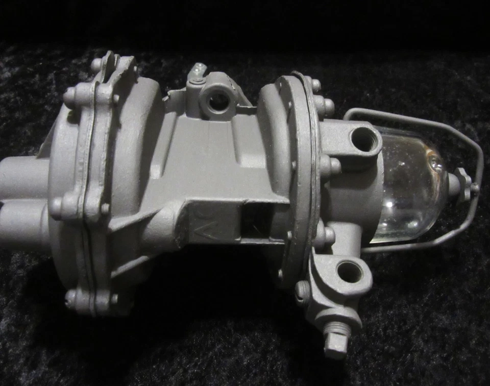 1955-1958 Oldsmobile New Completely Restored AC 4317 Fuel Pump W/Glass Fuel Bowl Foto 3 de 4