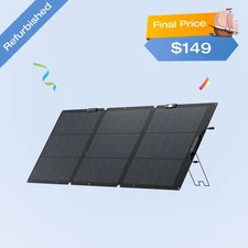 EcoFlow 160W Portable Solar Panel for Power Station IP68 Certified Refurbished