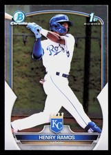Henry Ramos 2023 Bowman Chrome Prospects #BCP-96 Kansas City Royals