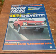 Motor Trend Oct 1975 - Chevy Chevette - Cosworth Vega - Peugeot 604 