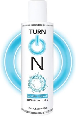 Turn On Water-Based Personal Lubricant 12 fl oz Long Lasting pH Balanced Condom