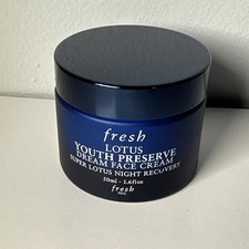 New Fresh Lotus Youth Preserve Dream Face Night Cream Full Size 1.7oz