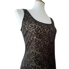 Vintage Formal Maxi Dress 90s Homecoming Y2K SlipDress Long Sheer Boho Grunge