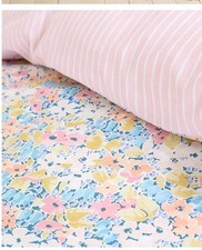Image of Catherine Lansfield Darcy Floral Reversible Duvet set Single CHEAPEST ON EBAY