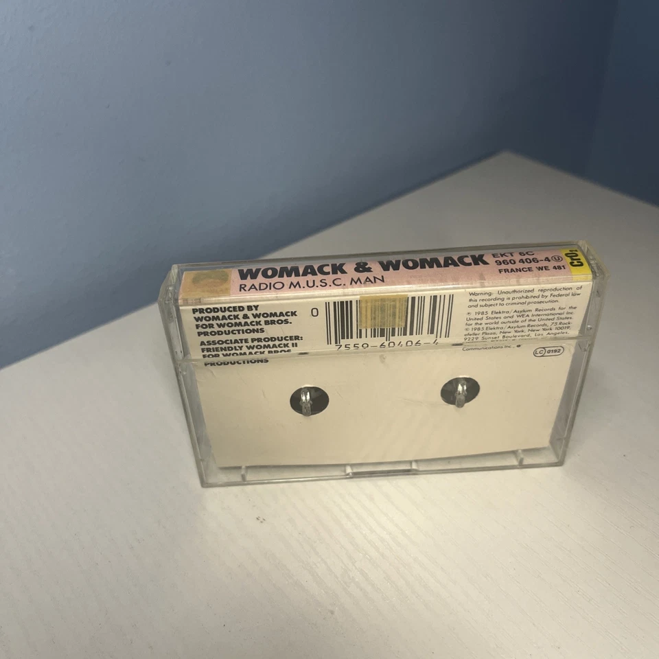 Womack & Womack, Radio M.U.S.C. Man Cassette Tape album (Elektra, 1985) - Image 3 of 3