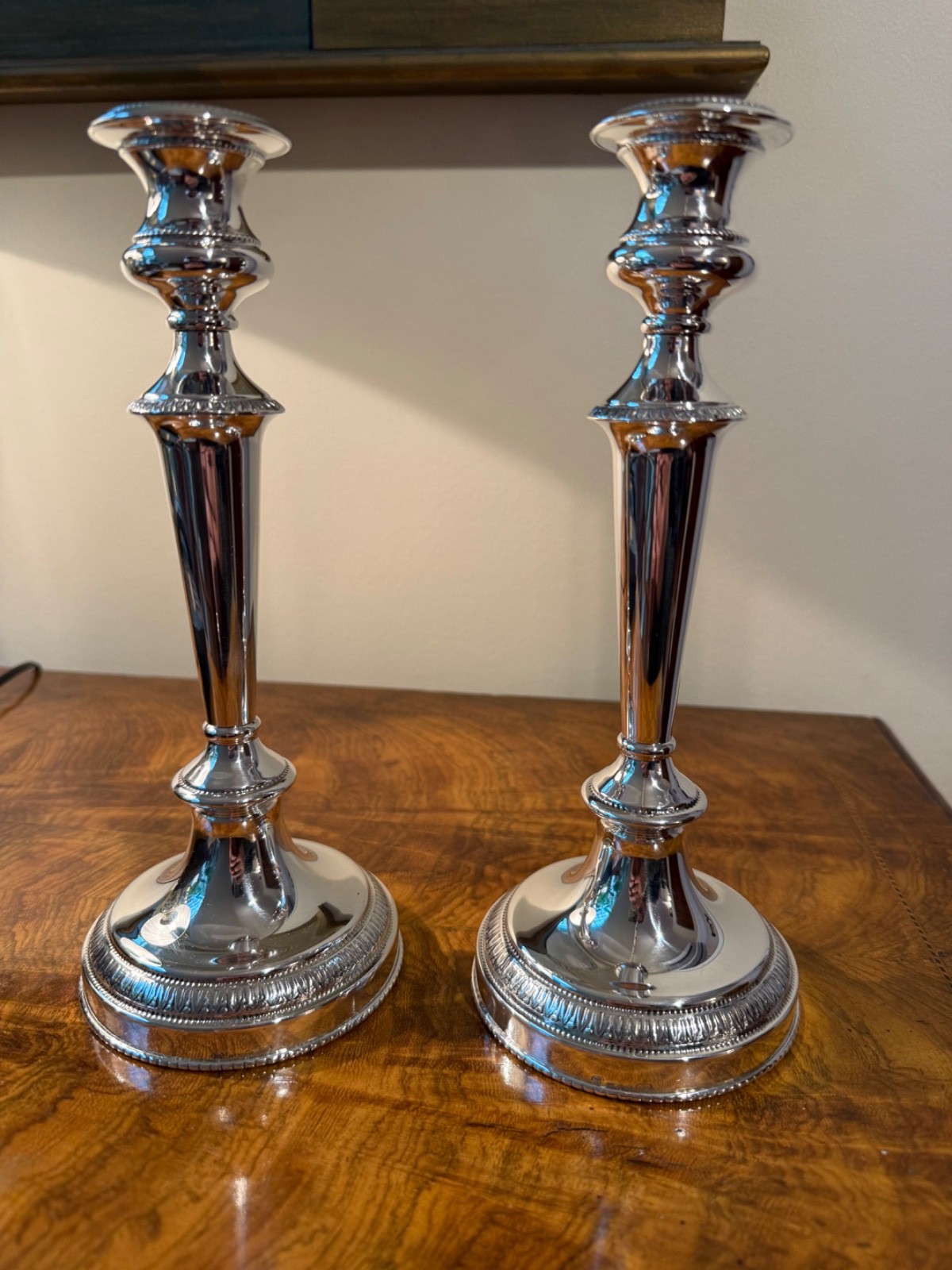 silver candlesticks